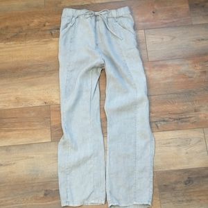 NICOLE MILLER linen pants